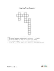 Manna from Heaven - Crossword